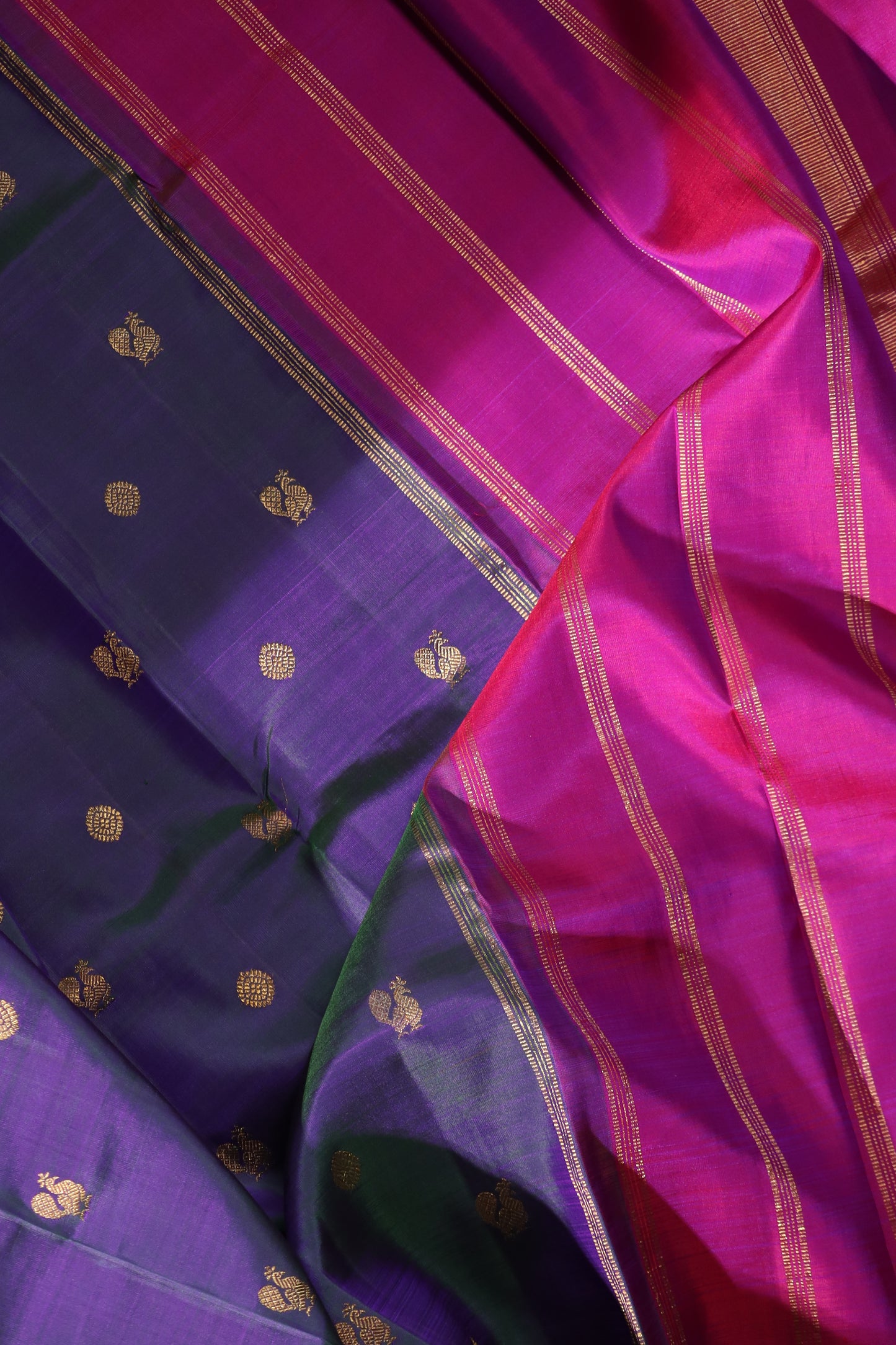 Jewel Toned Kanjivaram Silk