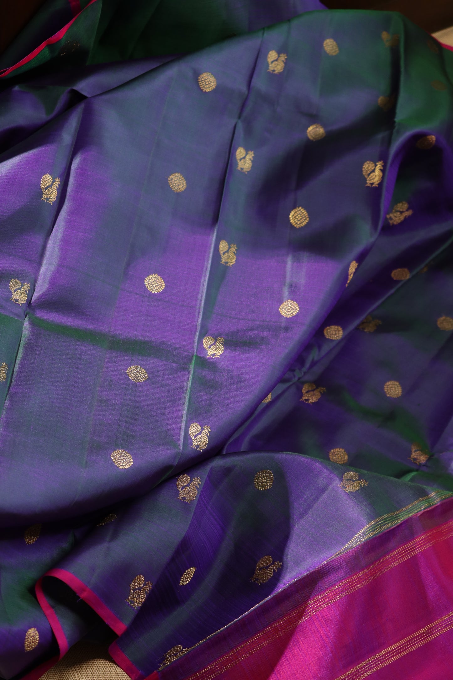 Jewel Toned Kanjivaram Silk