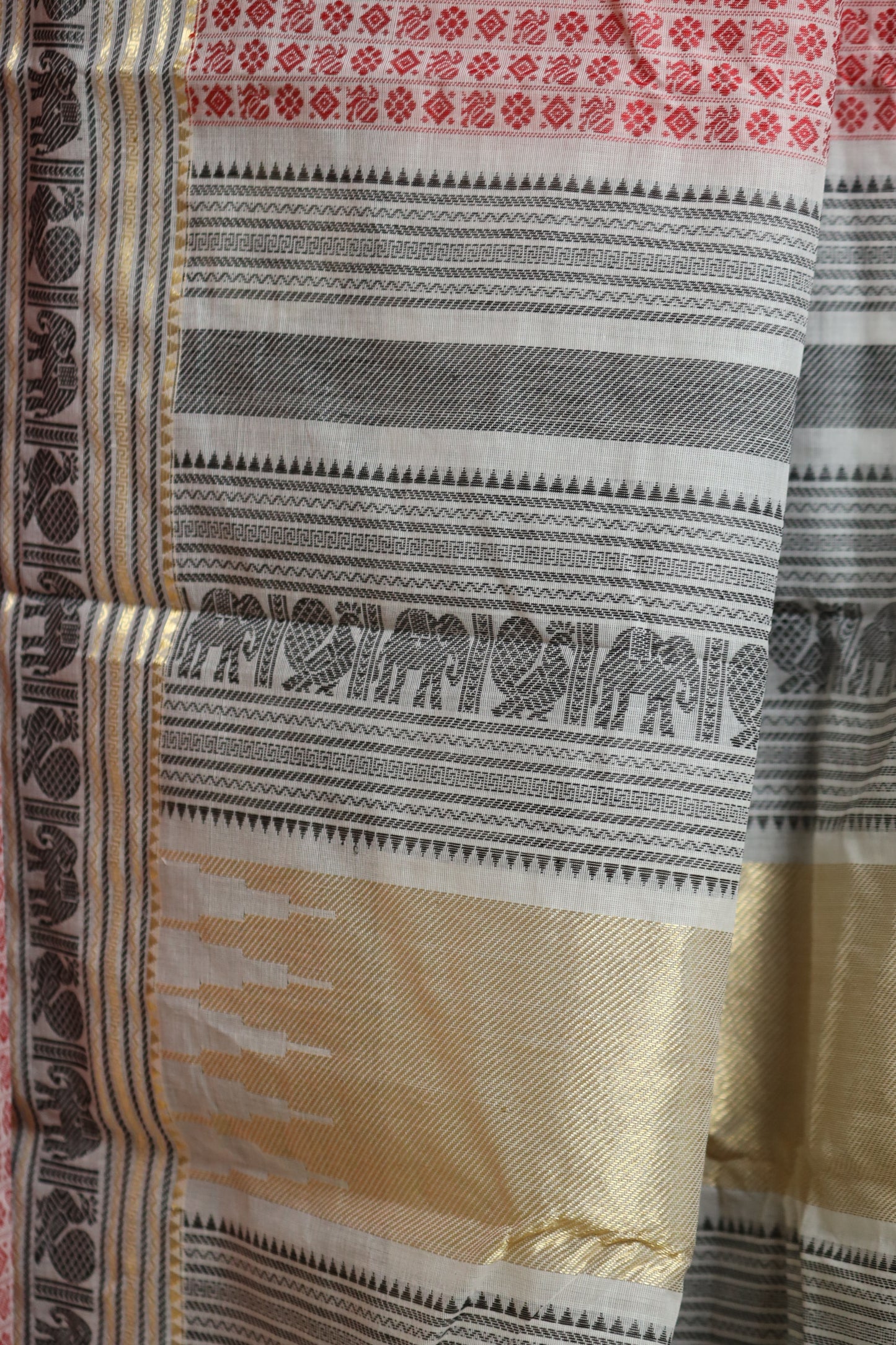Annapakshi & Elephant Chettinad Cotton Saree