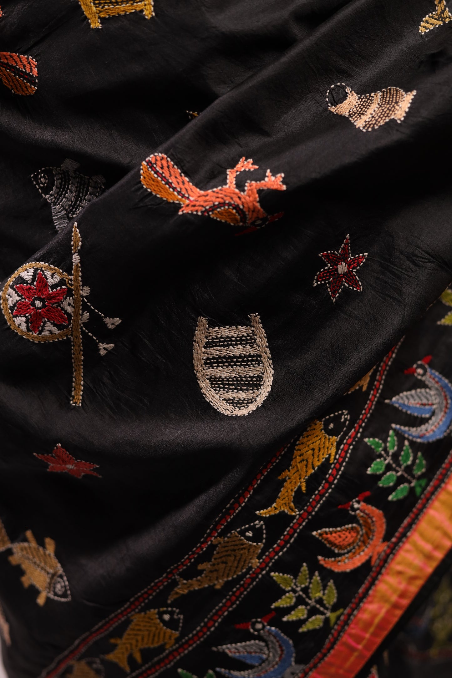 Ways of Life Kantha in Handwoven Pure Silk