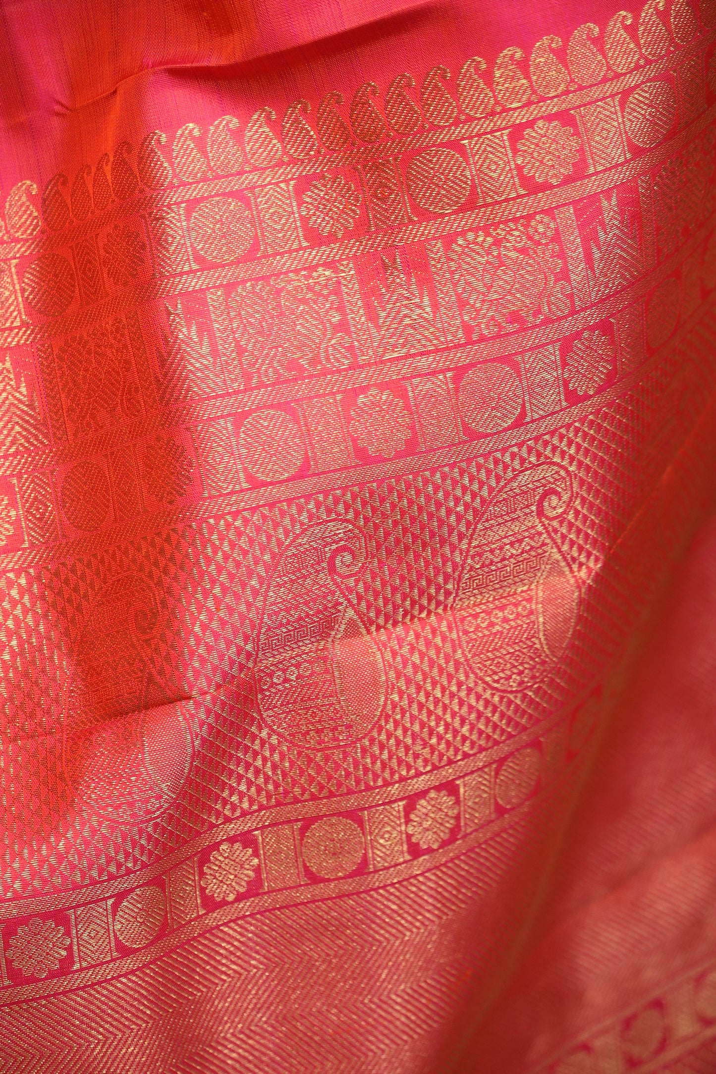 Red & Black Kanjivaram Silk