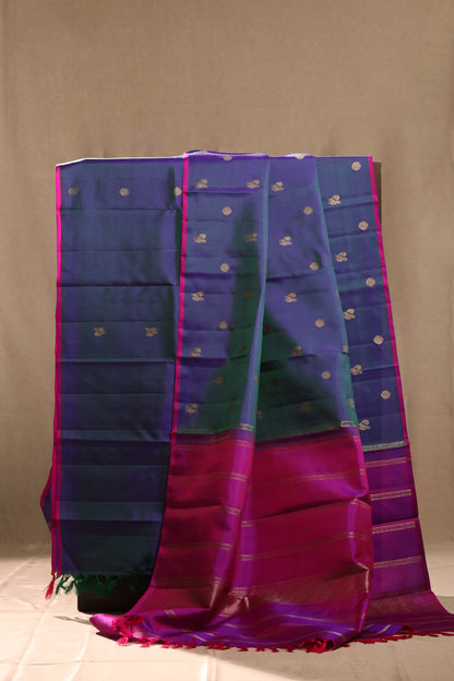 Jewel Toned Kanjivaram Silk