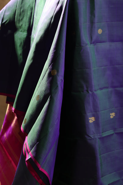 Jewel Toned Kanjivaram Silk