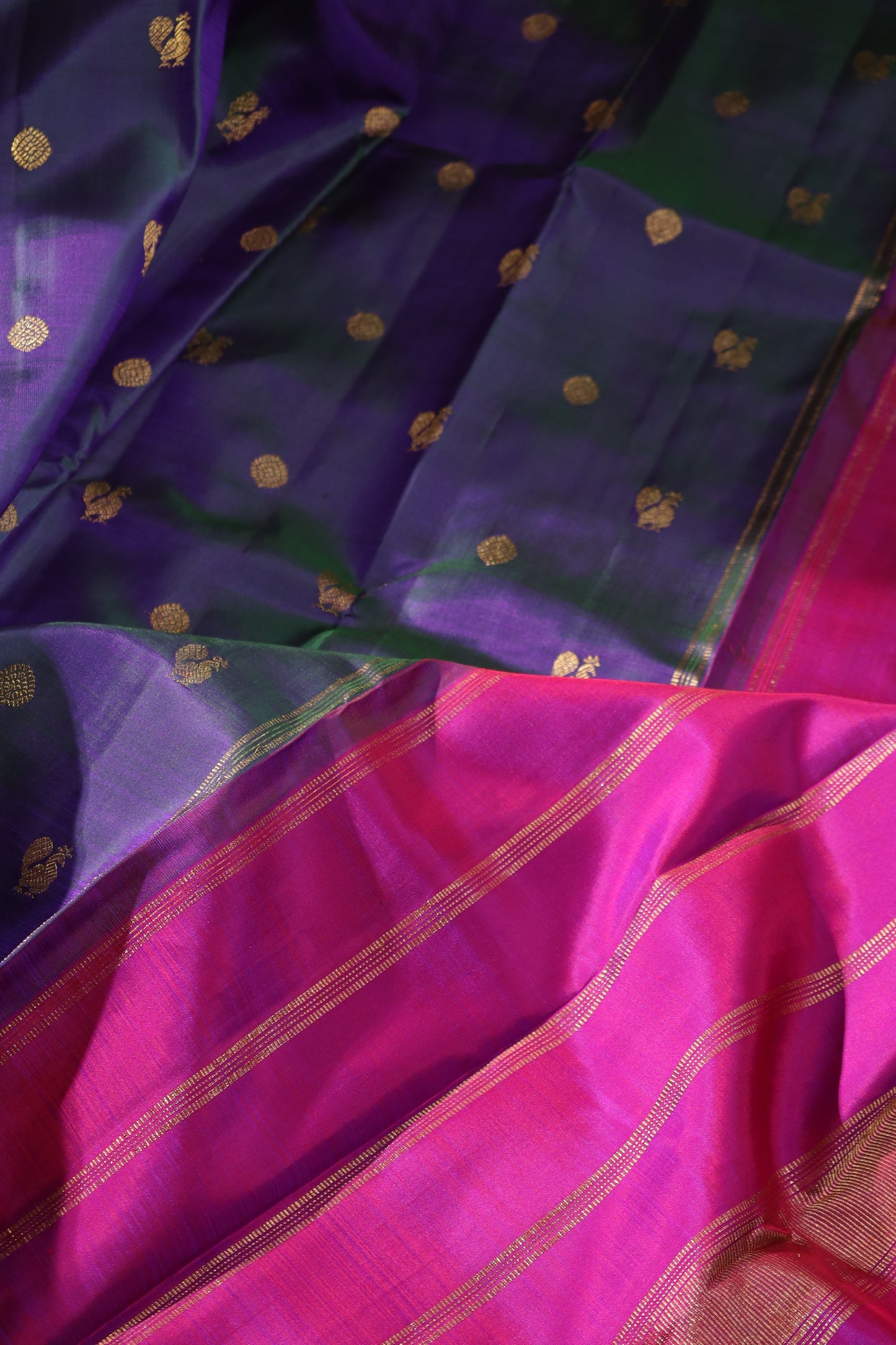 Jewel Toned Kanjivaram Silk