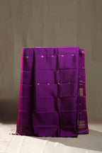 Deep Purple & Pink Kanjivaram Silk