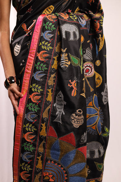 Ways of Life Kantha in Handwoven Pure Silk