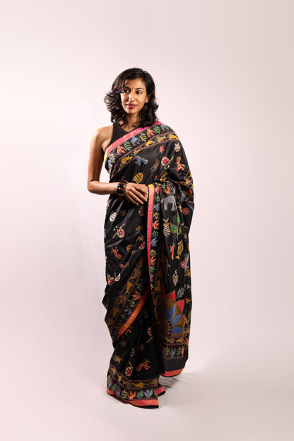 Ways of Life Kantha in Handwoven Pure Silk