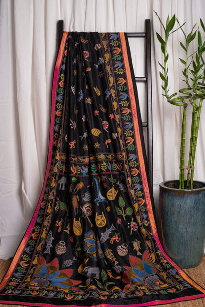 Ways of Life Kantha in Handwoven Pure Silk