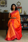 Fanta Flare Handwoven Single Ikkat Silk