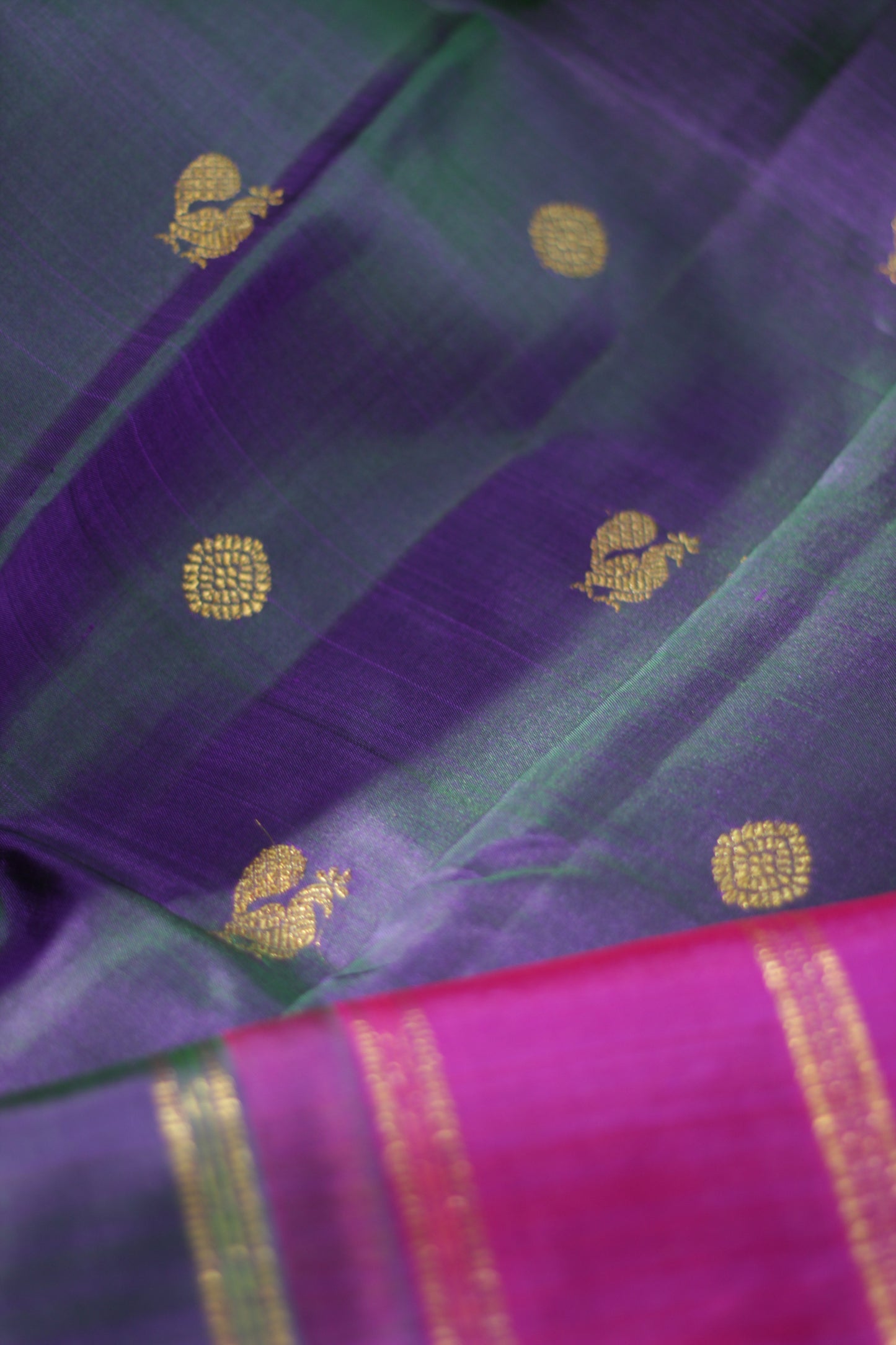 Jewel Toned Kanjivaram Silk