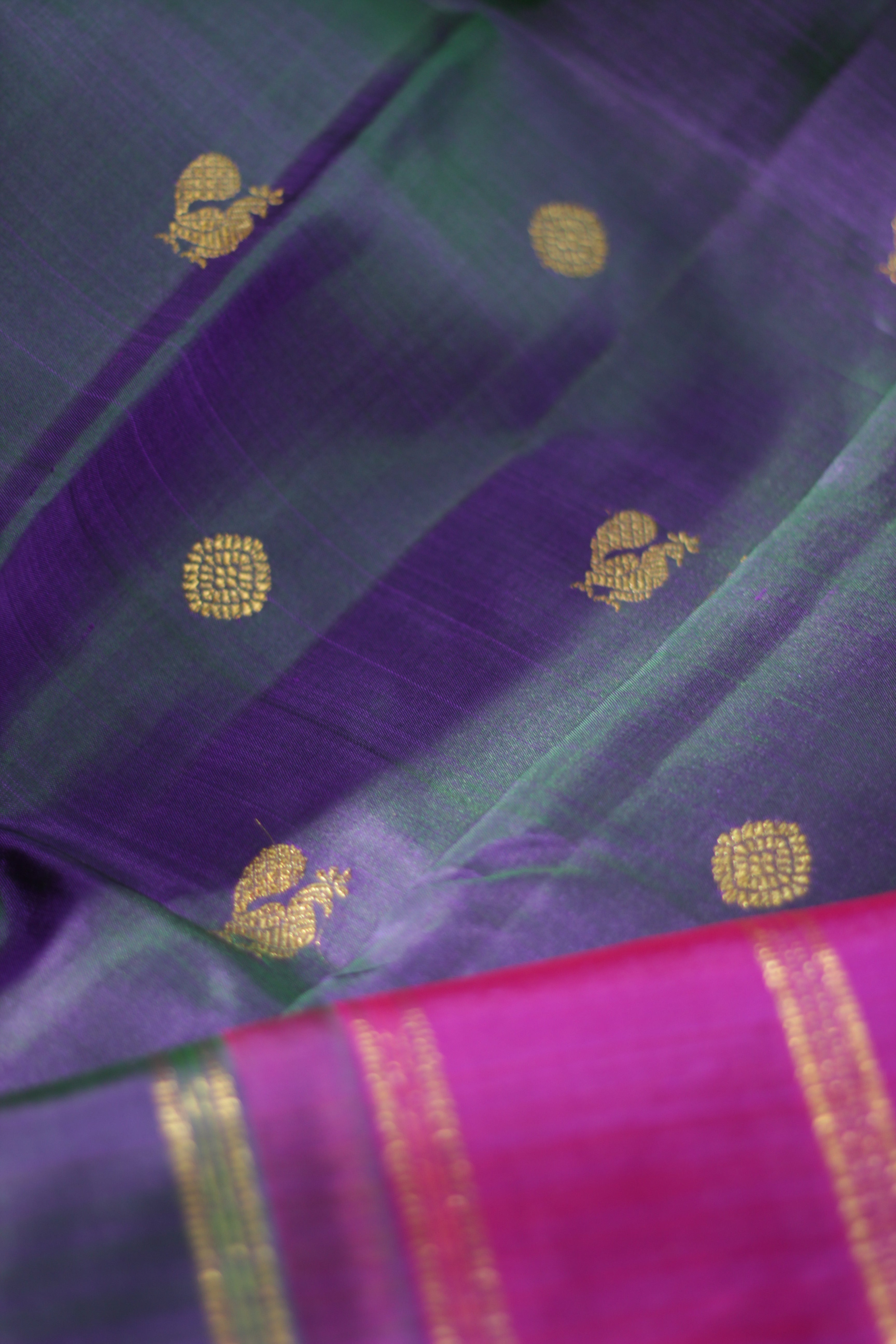 Jewel Toned Kanjivaram Silk